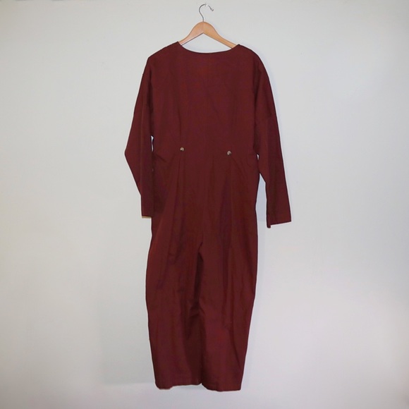 ASOS Design Curve Denim Relaxed Boiler-suit Jumpsuit - Picture 4 of 9